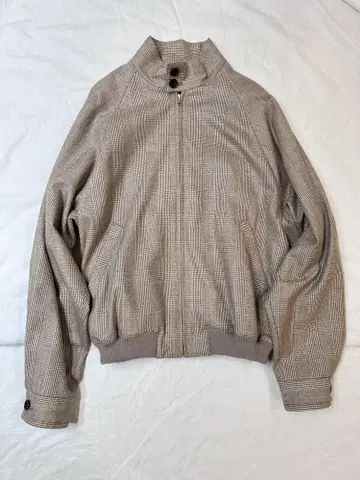FUJI RAGLAN CHECKED BLOUSON 미사용 새상품 포커즈