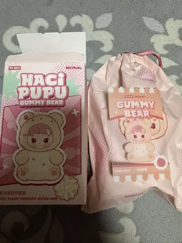 POPMART HACIPUPU Gummy Bear 시리즈 봉제 인형