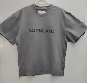 VALENCIANO 콘크리트 그레이 티셔츠 [택 포함]