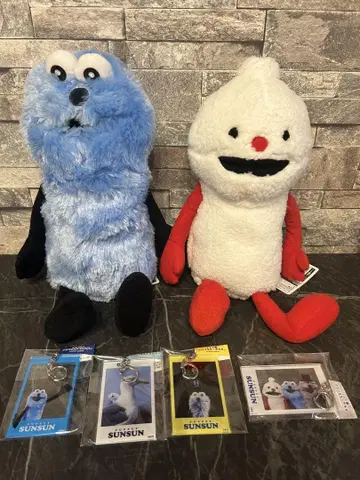 퍼펫 순순 앉은 자세 Big 봉제인형 순순 & 논논