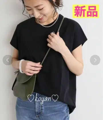 새상품 IENA 라운드 테일 풀오버 블랙