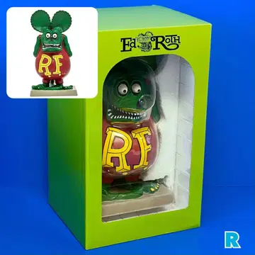 Rat Fink 랫 핑크 소프트 비닐 인형 피규어 아메리칸 No.R