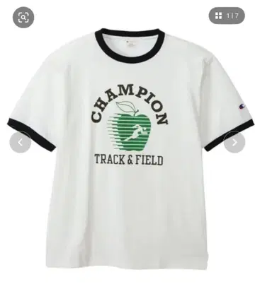 Champion 트랙 & 필드 티셔츠 L 챔피온