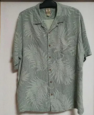 Tommy Bahama 타미힐피거 실크 오픈 카라 셔츠 알로하