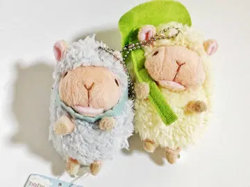 베이비 네이처 양 푹신푹신 앉은 아마야도리 마스코트 외