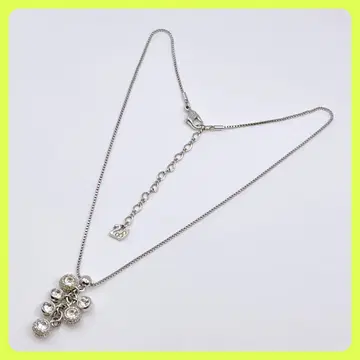 스와로브스키 SWAROVSKI 크리스탈 파베 염주 목걸이