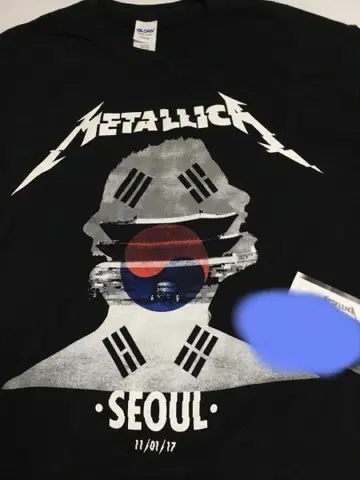 메탈리카 티셔츠 한국 공연 2017 메탈리카