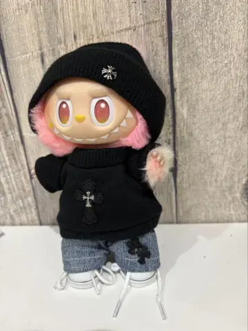 러브 크로스 패치 데님 크로스 패치 니트 럭셔리 3개 세트