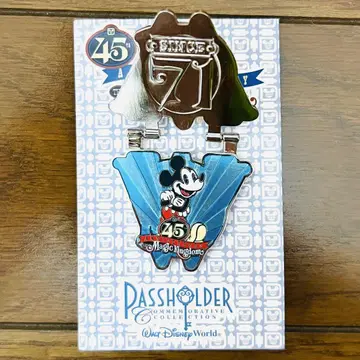 WDW 45주년 연간 패스 한정 미키 핀 배지 디즈니 월드
