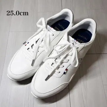 [새상품급] 르꼬끄 스포르티브 경량 스니커즈 힐업 화이트 25.0cm