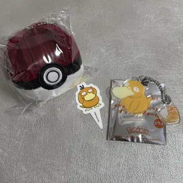 코메다 커피 포켓몬 콜라보 참 & 피크 세트 몬스터볼 코닥 참