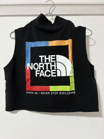 THE NORTH FACE 크롭 탱크탑 블랙