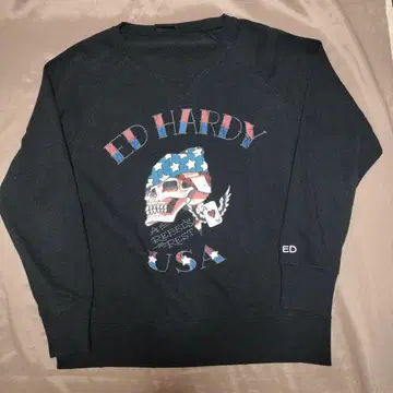 에드하디 데미지 맨투맨 ED HARDY y2k
