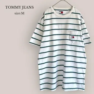 타미힐피거 TOMMY JEANS T셔츠 보더 티셔츠 남성용 면