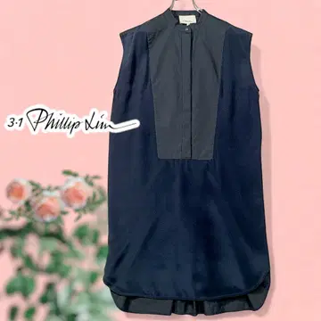 3.1 Phillip Lim 필립 림 밴드 카라 실크 원피스