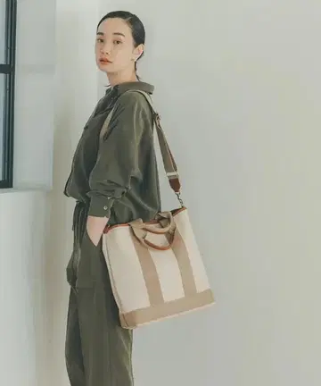 TOPKAPI 탑카피 2way 세로형 토트백 L 스코치그레인