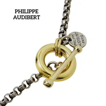 PHILIPPE AUDIBERT 목걸이 콤비 실버 골드