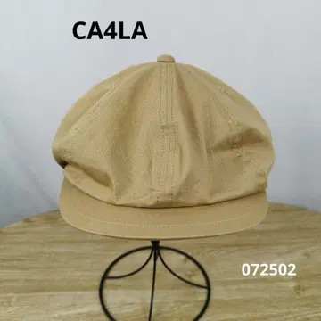 CA4LA 베이지 코튼 헌팅 캡 58