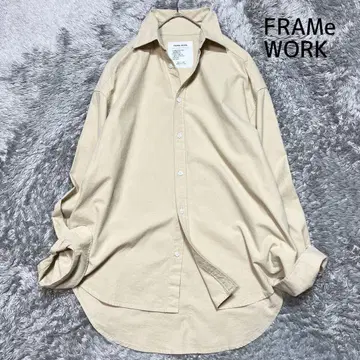 프레임워크 코튼 오버 사이즈 셔츠 인기 모델 프리 사이즈 새상품급