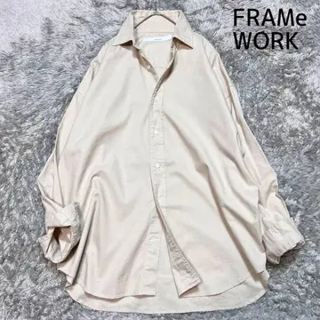 프레임워크 FRAMeWORK 2023 SS 코튼 레귤러 카라 셔츠