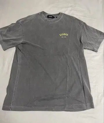 XLARGE 그레이 티셔츠 L 사이즈 구제 의류
