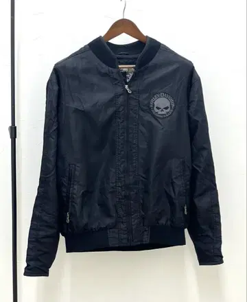 Harley-Davidson 스컬 로고 나일론 재킷
