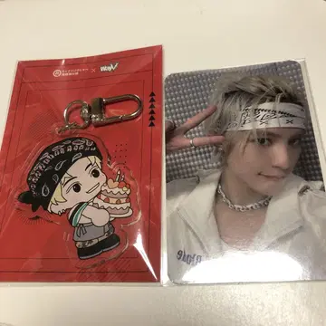 NCT WayV 웨이션 V 해저 땡땡이 트레이딩 카드 양양 키링 세트