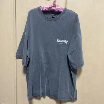 THRASHER 그레이 빅 실루엣 티셔츠