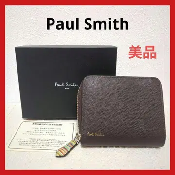 새상품급 Paul Smith 폴스미스 접이식 지갑 다크 브라운 소가죽