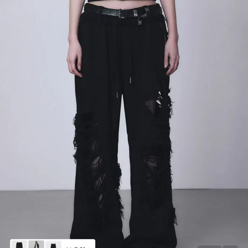 PAIN OR PLEASURE ♥ SARA CARGO PANTS /追跡付 New Pain or Pleasure Sara Cargo Pants Black on Bunjang