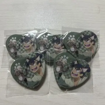 닌타마 란타로 난자타운 하트 캔뱃지 식만 도메사부로 5개