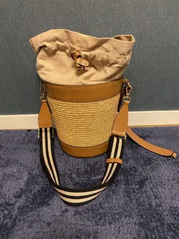 GIANNI CHIARINI 바스켓백 베이지 브라운
