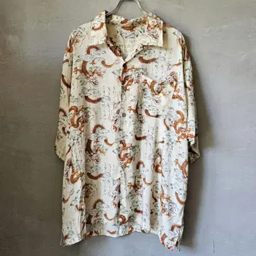 used*알로하 셔츠 레이온 100%