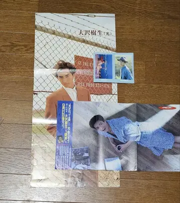 빛 GENJI 오사와 미키오 잡지 키리누키 포스터 핀업 포스터