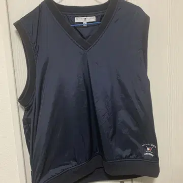 TOMMY HILFIGER 골프용 베스트 M 네이비