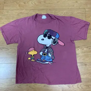 peanuts 양면 프린트 티셔츠