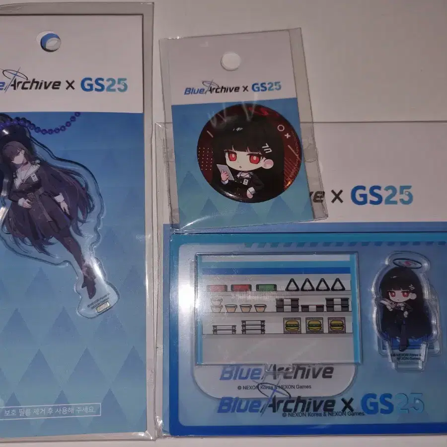 GS25 ブルーアーカイブ 3点セット リオ ブルーアーカイブ ウエハース カード ブルアカ gs25 デザイン