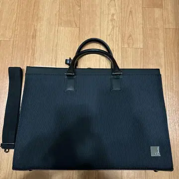 Mr.Junko 미스터 준코 비즈니스 백 블랙 스트라이프 취업활동
