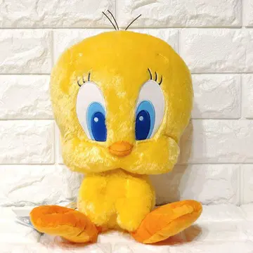루니 툰 L 봉제 인형 트위티 납작 앉아있는 ver.
