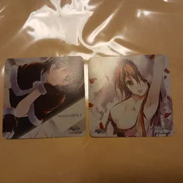 WHITEALBUM2 코스터 콜라보 카페 2매 세트