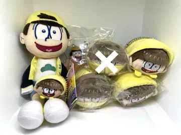 쥬시마츠 오소마츠 6쌍둥이 마스코트 아크릴 키링 봉제 인형 6점 세트