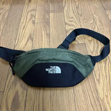 새상품급 THE NORTH FACE 바디백 올리브 그린/블랙