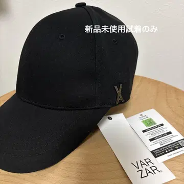 미사용 새상품 시착만 한 상품 VARZAR 캡 블랙 실버 바자르