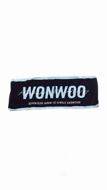 WONWOO 타월 세븐틴 JAPAN 1ST SINGLE
