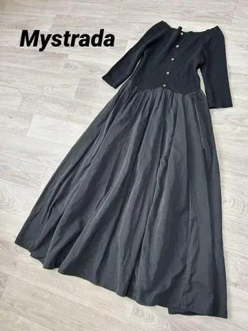 Mystrada 마이 스트라다 타프타 도킹 원피스 36