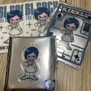BLEACH 이시다 우류 아크릴 키링 클리어 카드 특전 카드