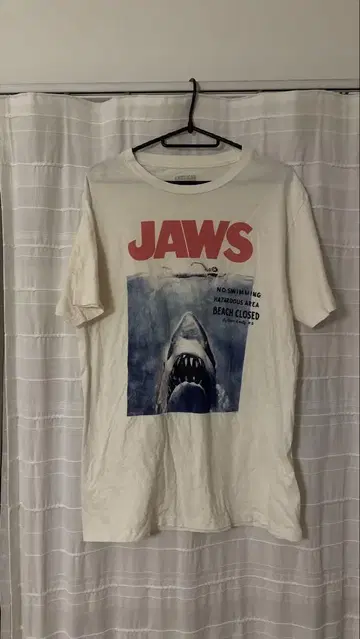 JAWS 그래픽 T셔츠 화이트