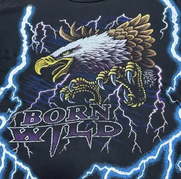 American spirits BORN WILD 90년대 셔츠