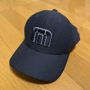 트래비스 매튜 네이비 로고 자수 캡 L-XL