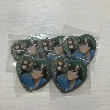 닌타마 란타로 난자타운 하트 캔뱃지 나카자이케 쵸지 5개